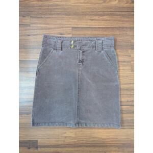 Vintage Gap Corduroy Mini Skirt- Size 4- Purple Brown Dark Academia Y2K